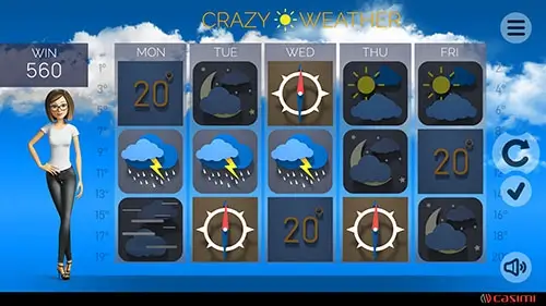 Výherní automat Casimi 81 Crazy Weather 2
