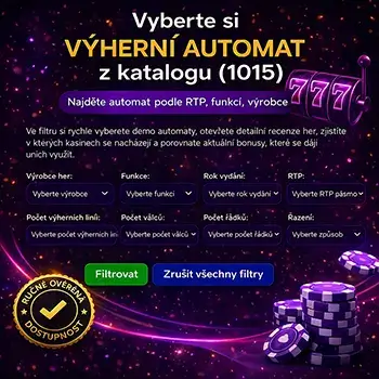 Spustili jsme nový katalog kasinových her