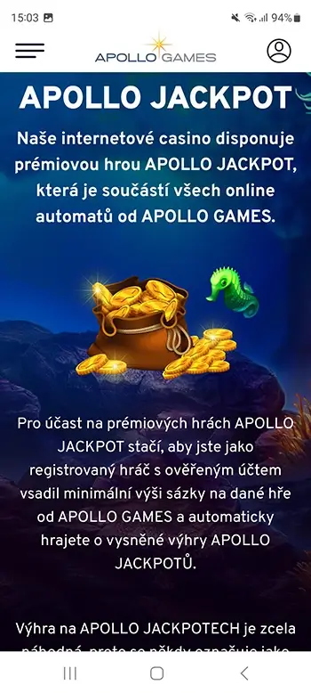 Apollo Games mobilní aplikace recenze 6